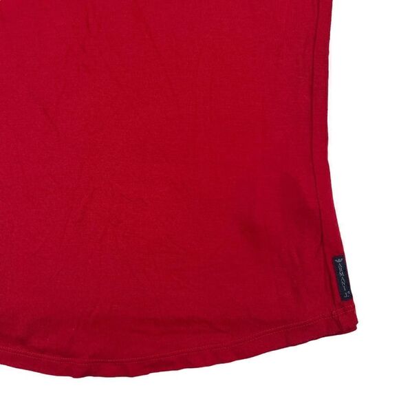 Pre-Loved AJ Armani Jeans US XS Women Strappy Top Red Viscose Tank Top - Picture 7 of 14